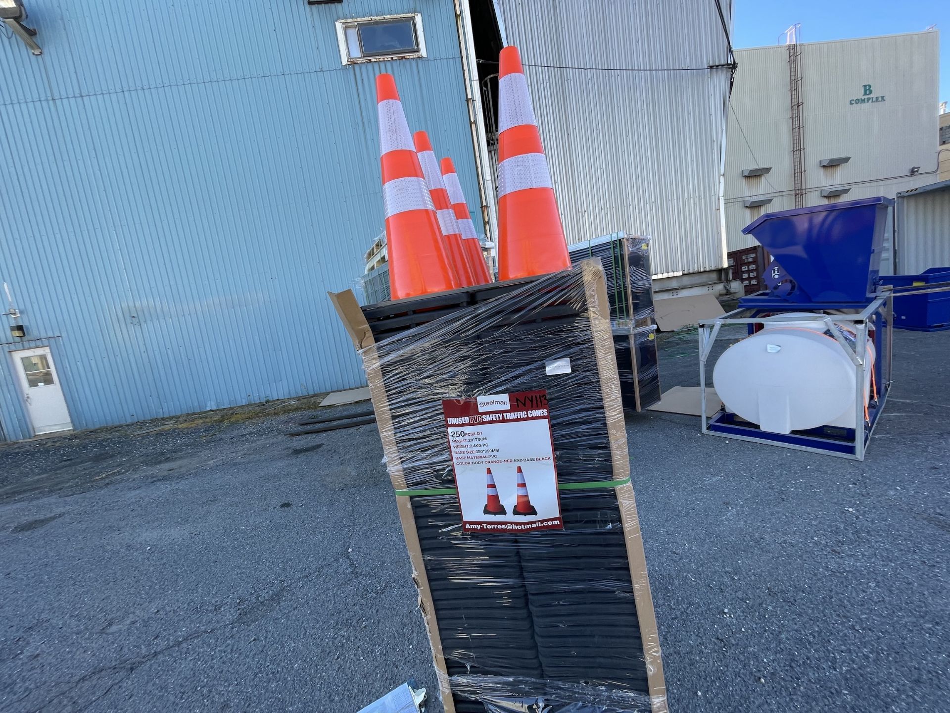 Lot of 250 Brand New Safety Highway Cones (NY113) - Image 3 of 7