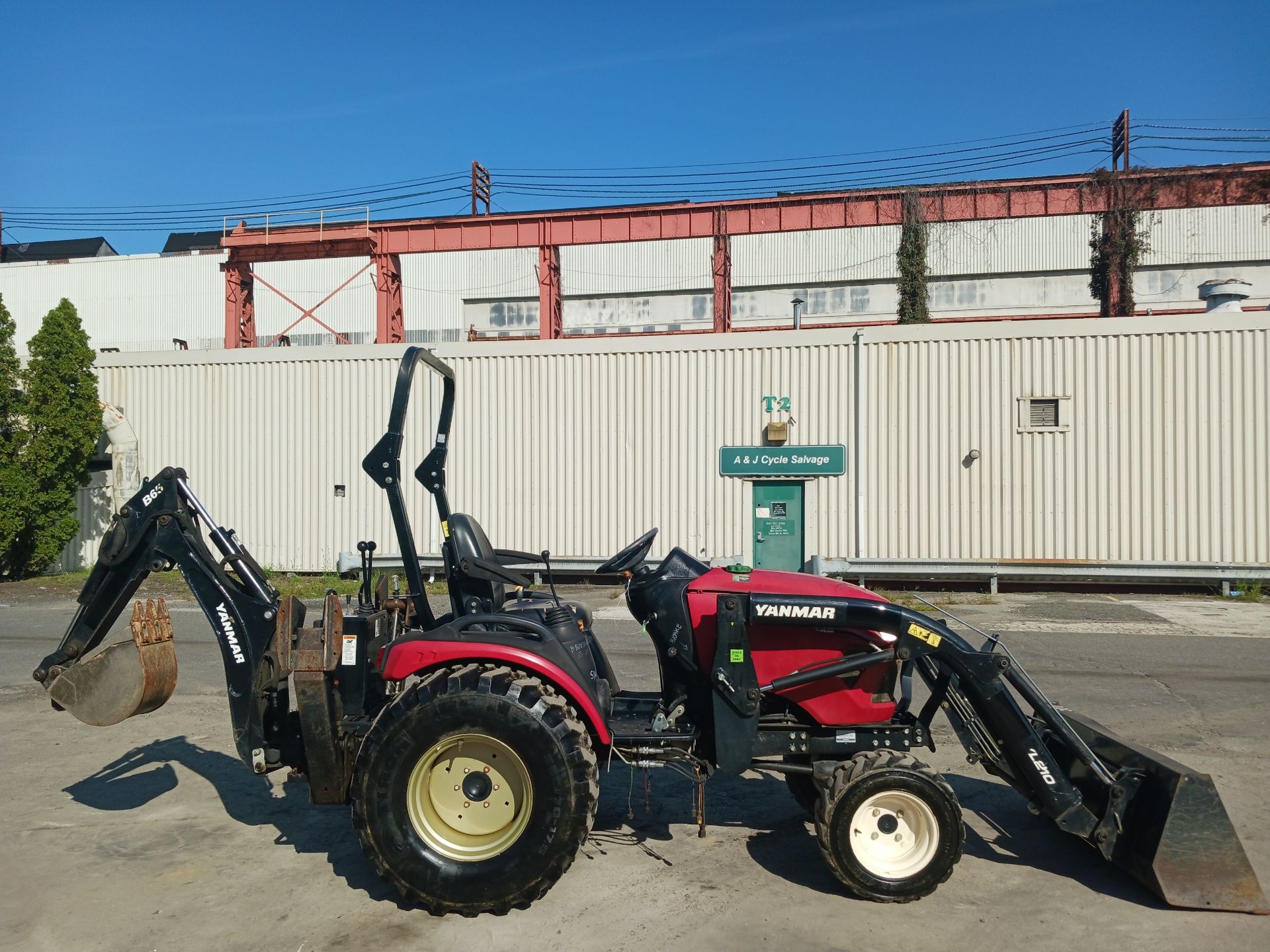 2018 Yanmar SA24 Utility Backhoe Tractor Loader