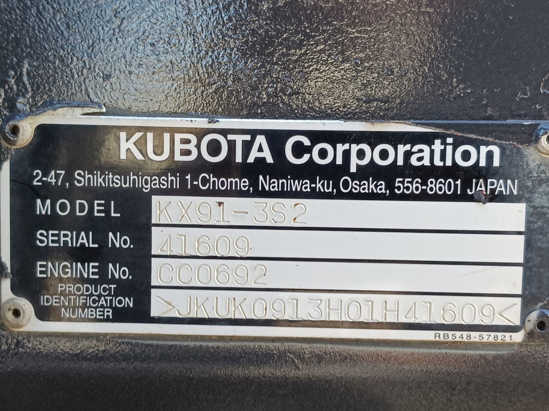 2010 Kubota KX91-3 Excavator - Image 20 of 20