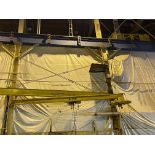 Lot of 2 Two Ton Jib Cranes with Hoist (IV31)