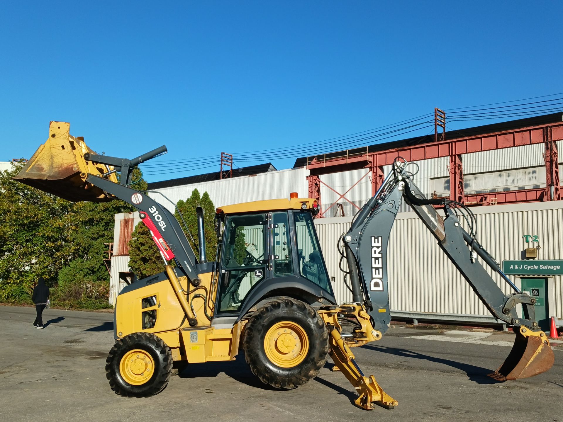 2017 John Deere 310SL 4x4 Tractor Loader Backhoe - Image 7 of 31