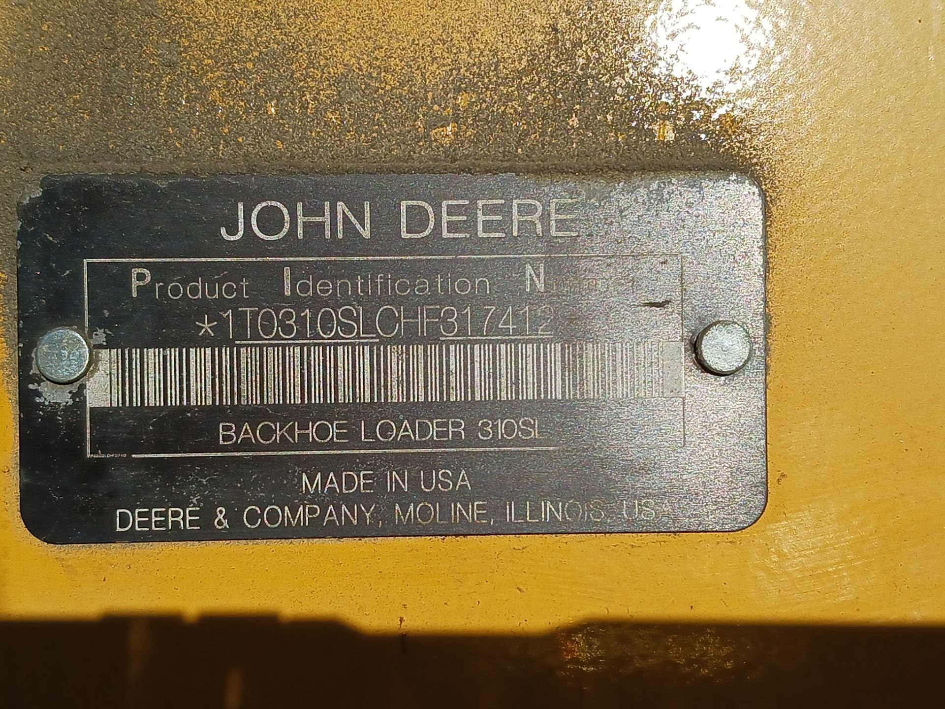 2017 John Deere 310SL 4x4 Tractor Loader Backhoe - Image 31 of 31