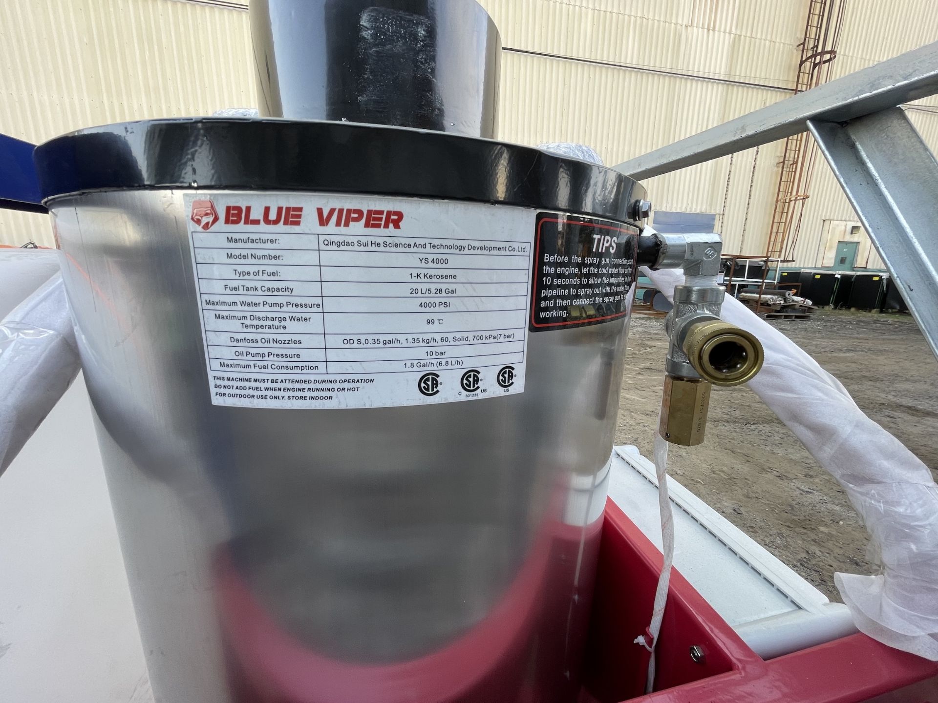 Brand New Greatbear Blue Viper 4000PSI Hot Water Pressure Water (NY166) - Image 13 of 17