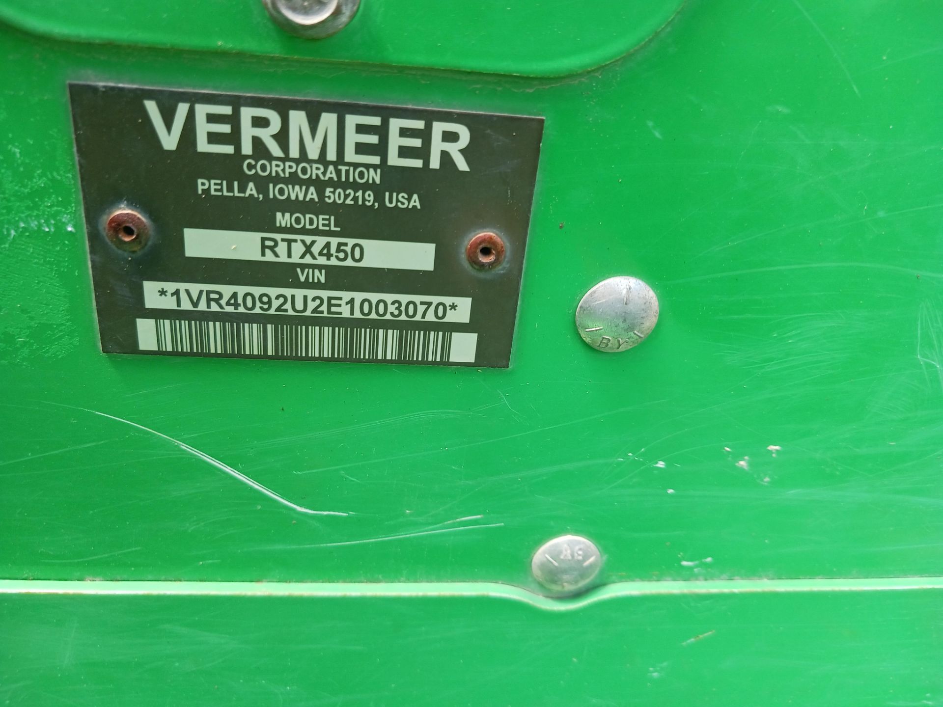 2014 Vermeer RTX450 Trencher - Image 11 of 11