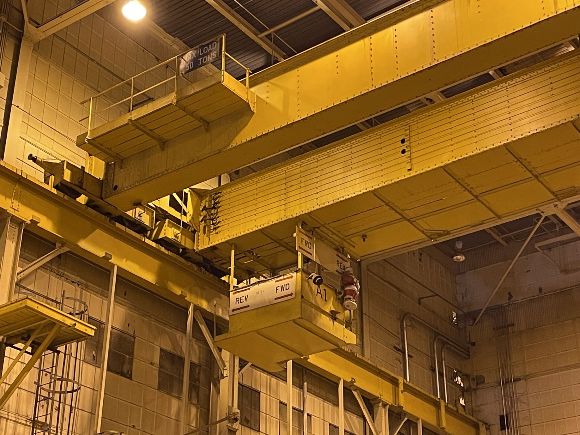 50 Ton Bridge Crane with Hoist (IV6) - Image 6 of 12