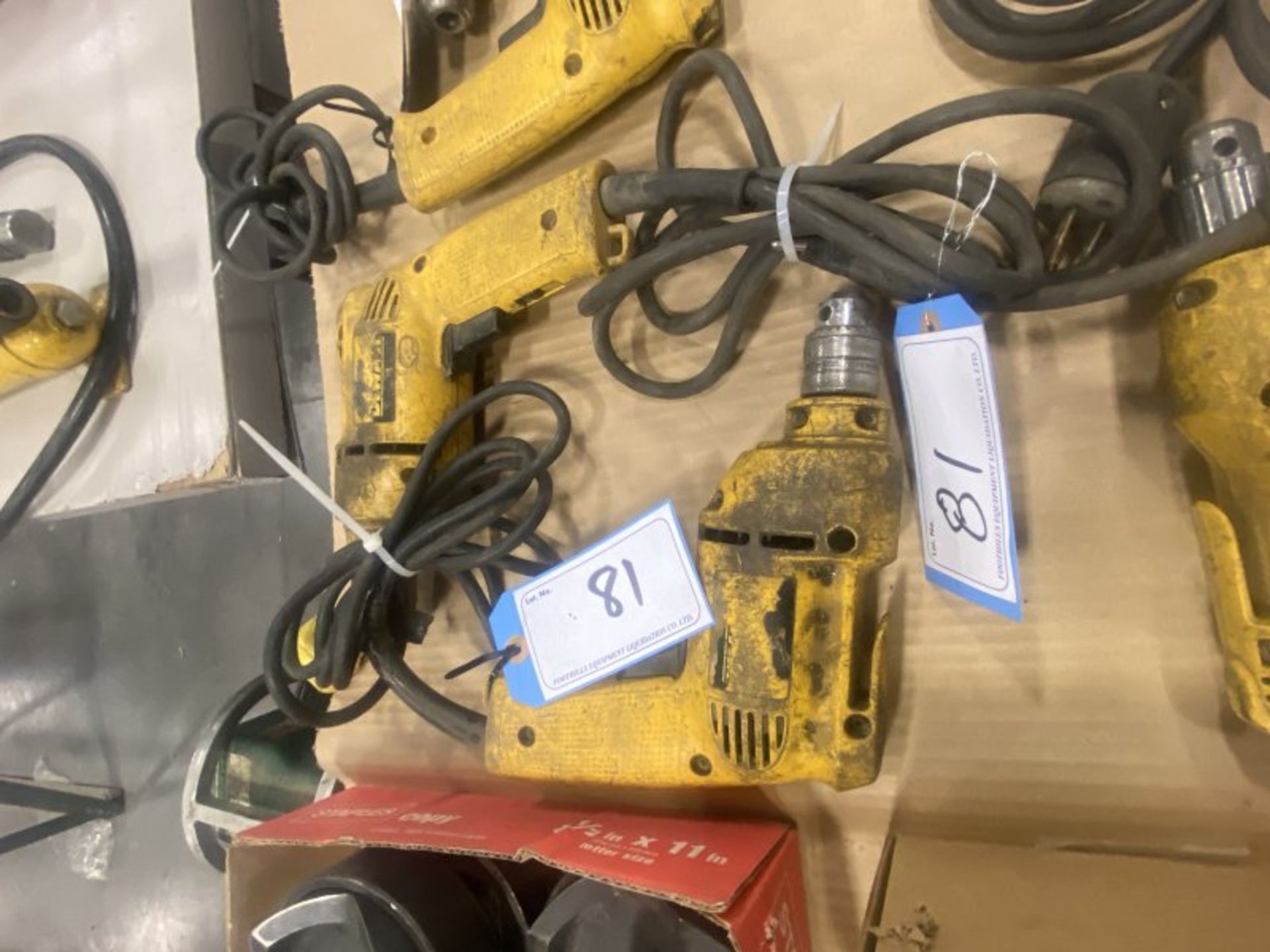 2 - 3/8IN ELECTRIC DRILLS