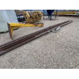 2 PIECES STEEL 24FT X 10IN STEEL & SUB ARC TRACK