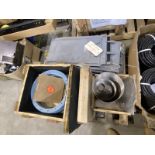PALLET OF GASKETS, WARMING BLANKETS & MISC