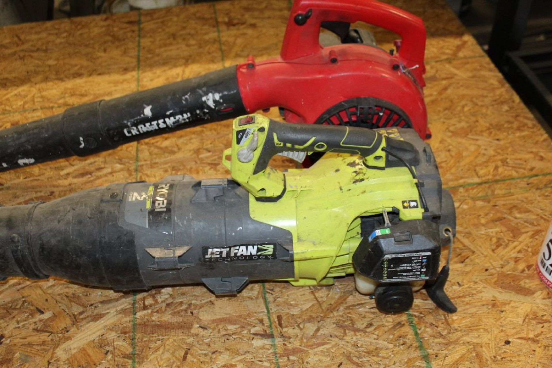 One Ryobi & One Craftsman Gasoline Powered Blower(s), One Toro Electric Blower/Vac