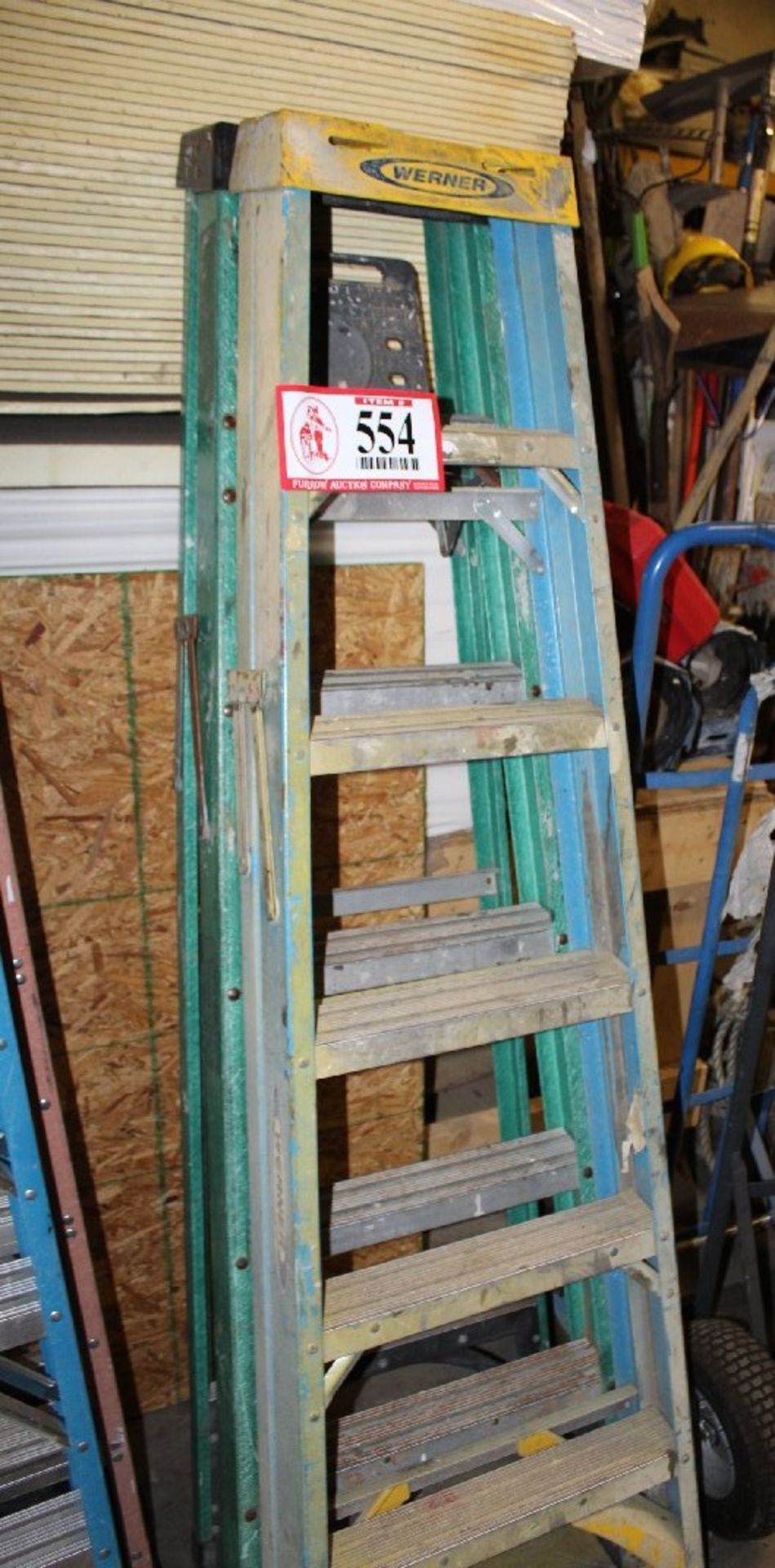 Two 6 Foot Fiberglass Step Ladders