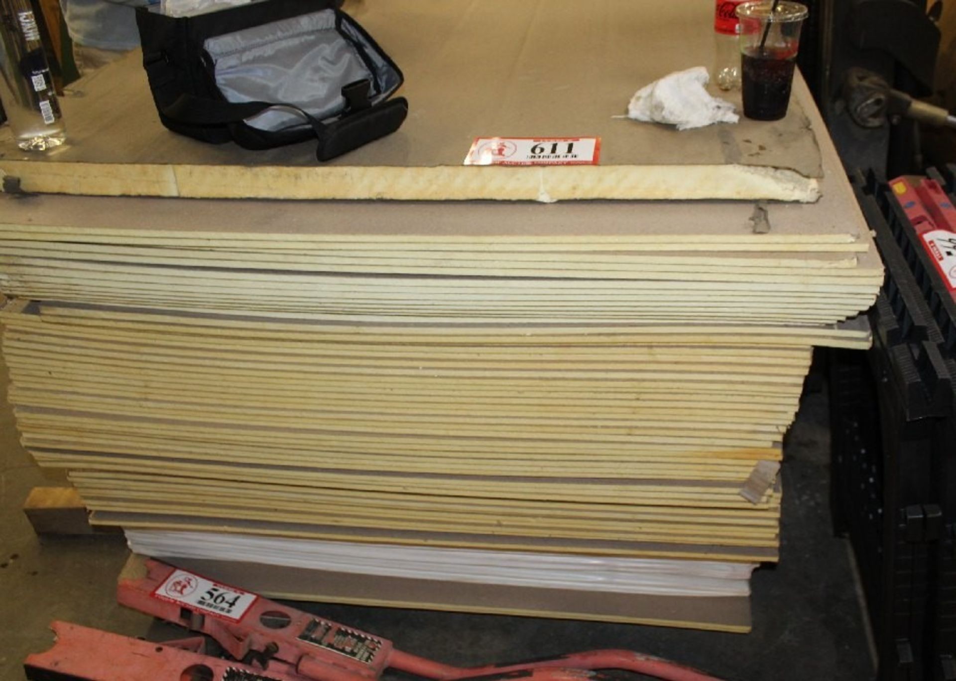 4' x 8' 1/2" Recovery Board, Full Stack, Approx. 80 Pieces