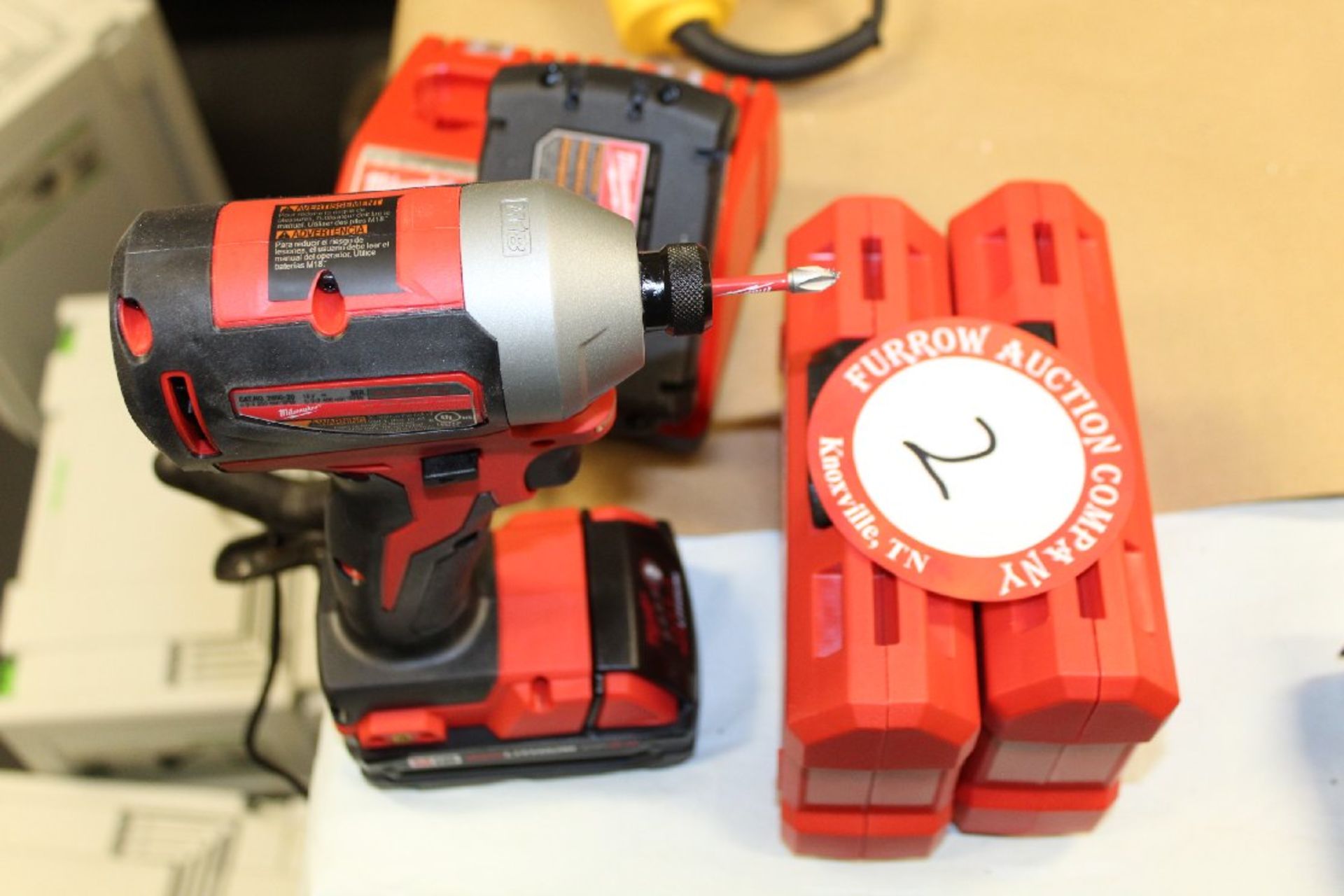 Milwaukee Cordless Impact Driver with Bits, Charger, etc.