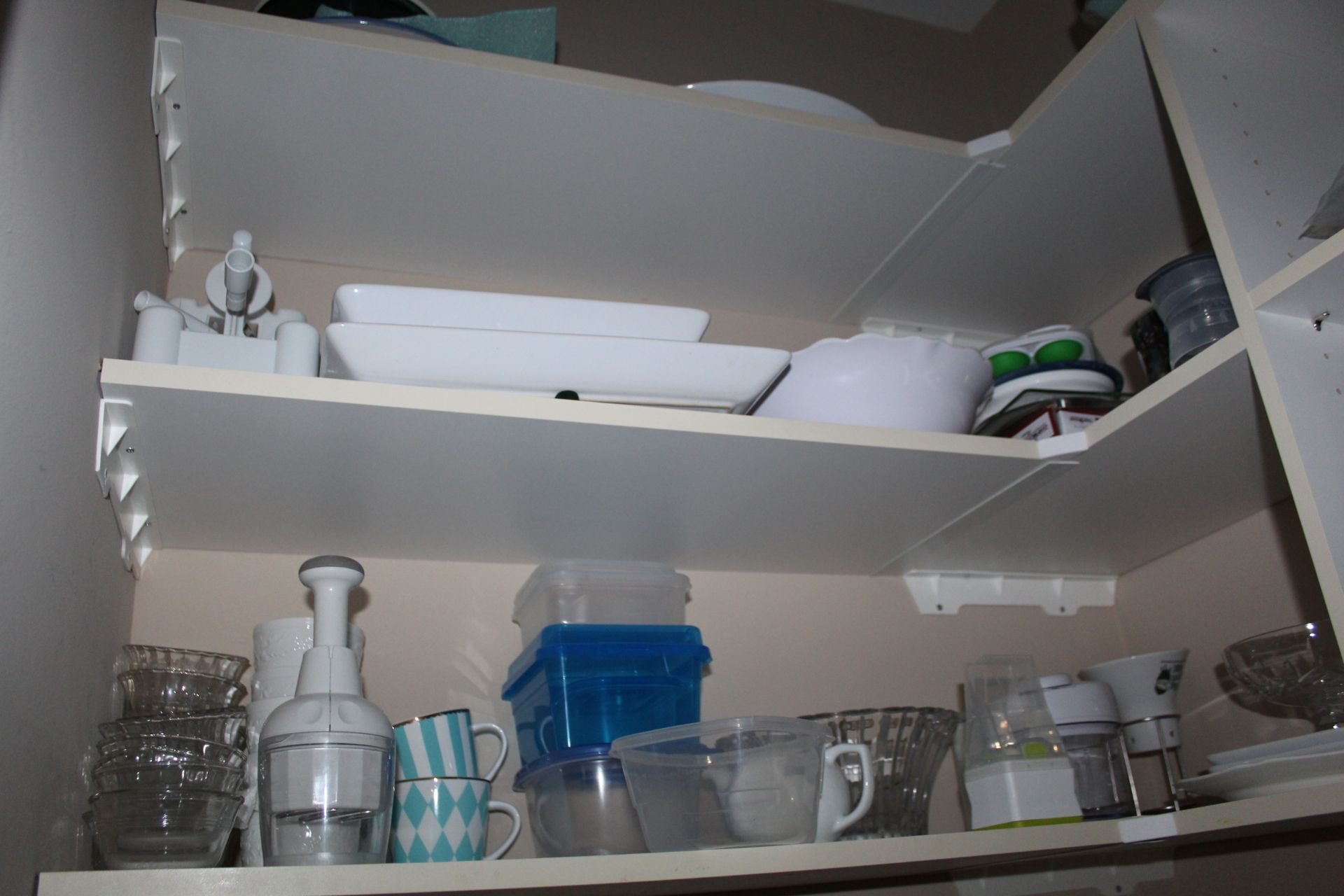 Contents of Pantry, Crock Pot, Stool, Assorted Glassware/Cookware, Blender, etc. - Image 2 of 2