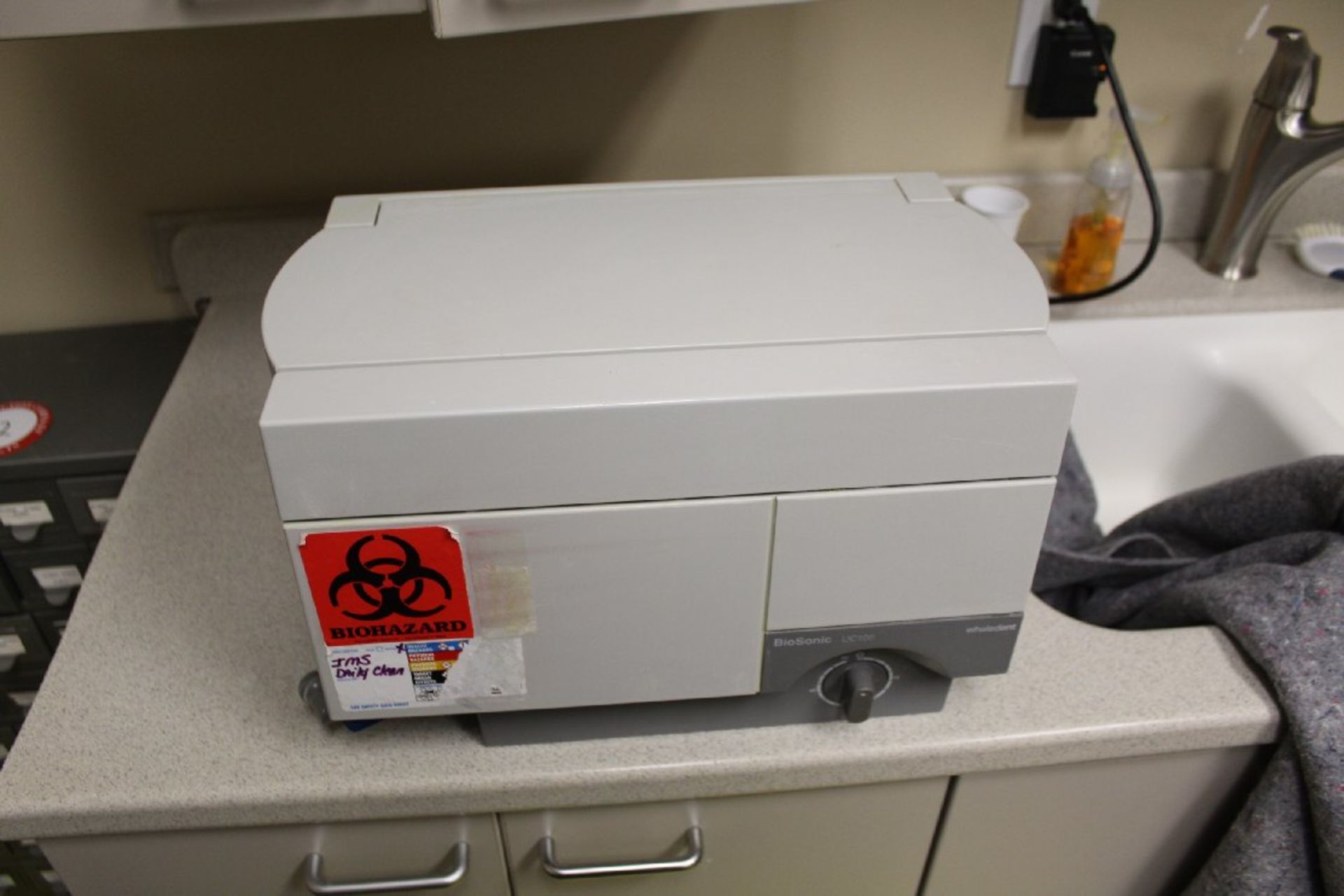 Dental Tools, Biosonic UC 100 Cleaner, Contents of Cabinet Above & Below Sink - Image 2 of 3