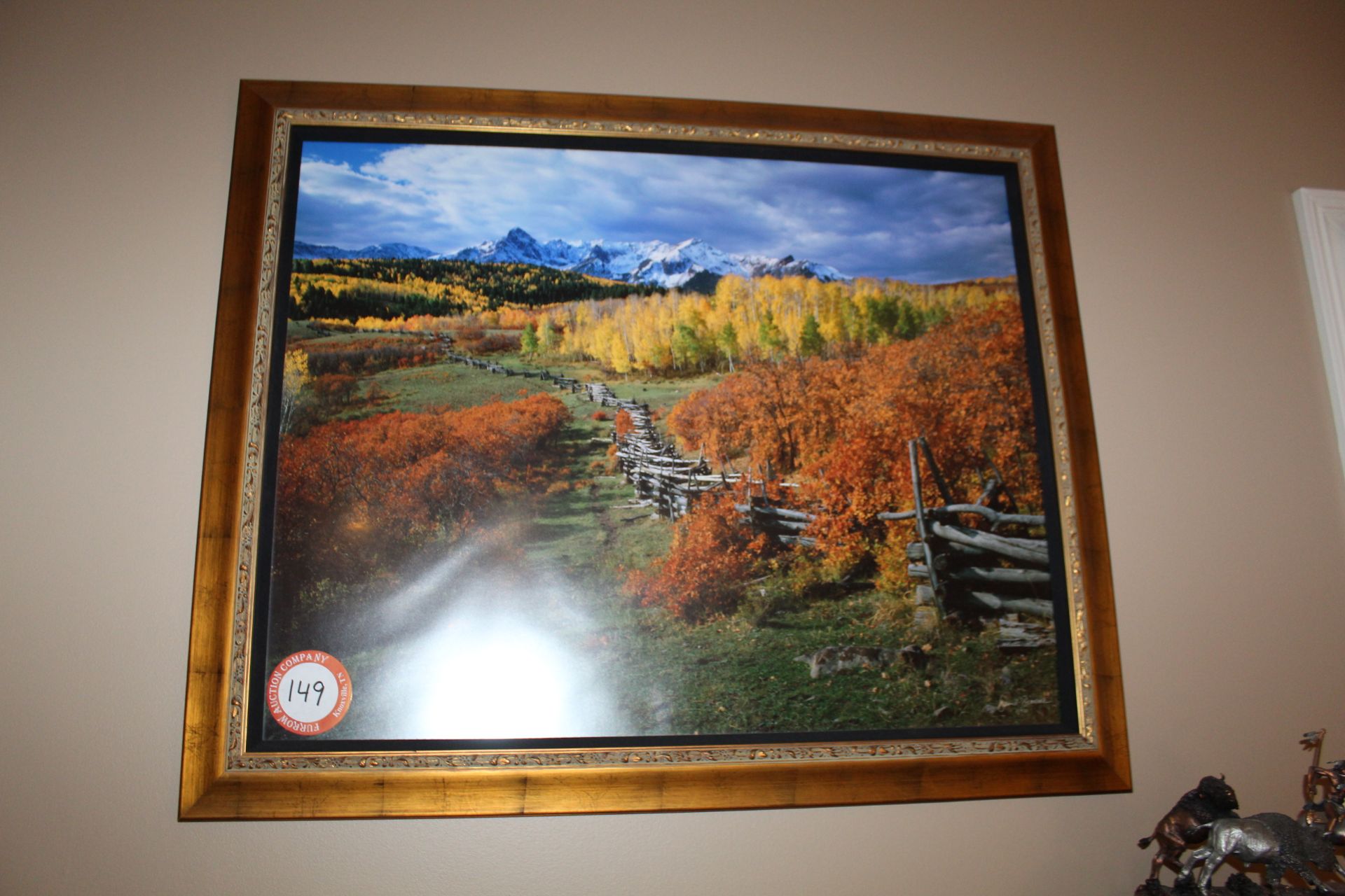 Framed Under Glass David Brookover Print, Signed & Numbered # 51 of 450, Rocky Mountain Scene