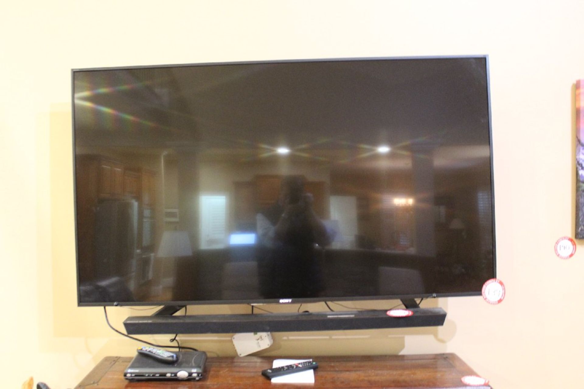 Sony Bravia 65" TV Model XBR-65X850D, with Definitive Technology Soundbar and Wall Mount - Image 3 of 4