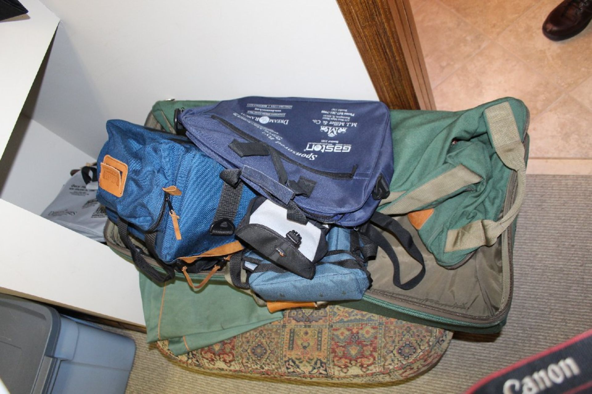 Contents of Closet, Assorted Hunting/Outdoor Clothing, Luggage, Office Supplies, Prints, Boots, - Image 10 of 10