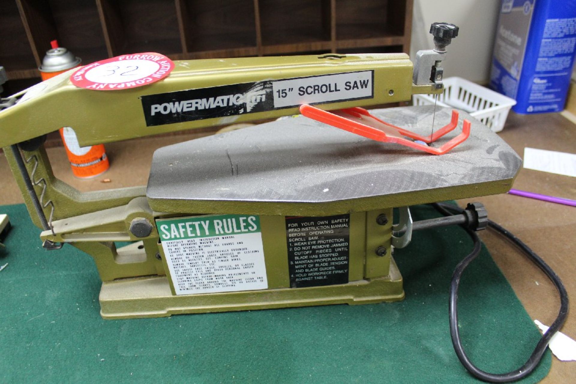 Powermatic 15" Electric Scroll Saw, Model RM 318