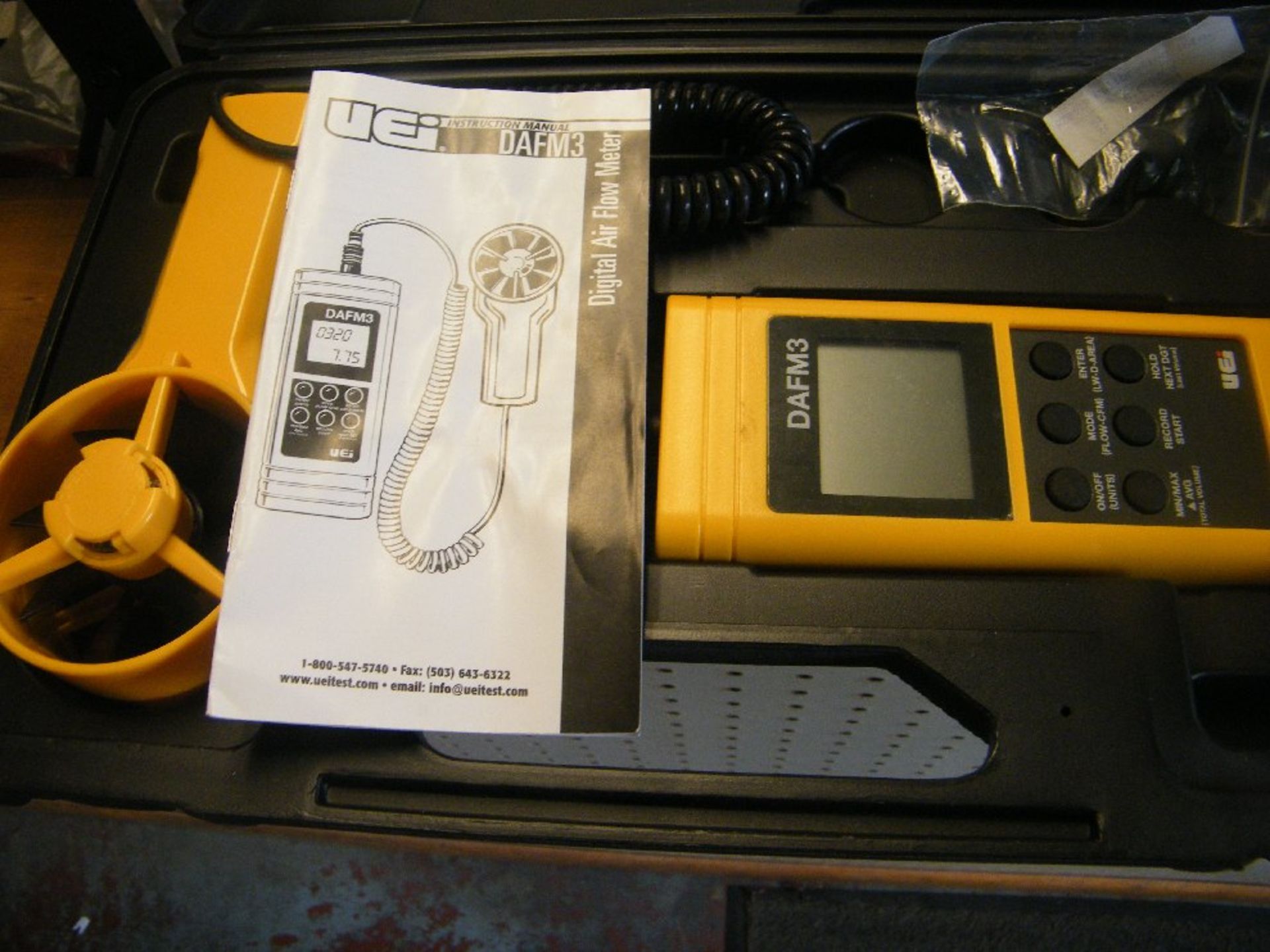 Various Measurement Tools, Dwyer Pressure Gauge, Uei Air Flow Meter, Electro Therma Digital - Image 5 of 15