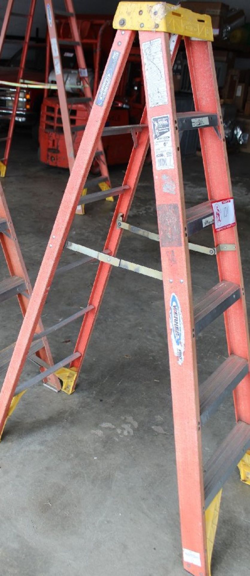 Two 6' Fiberglass Step Ladders