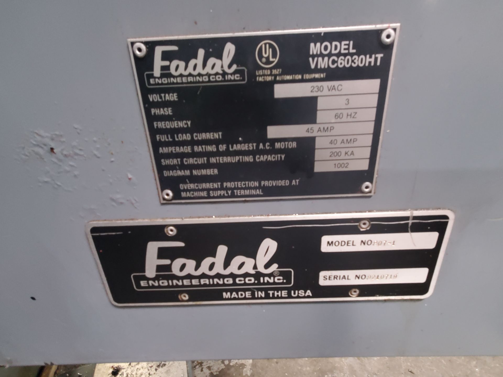 Fadal VMC 6030 HT Vertical Machining Center - Image 12 of 12