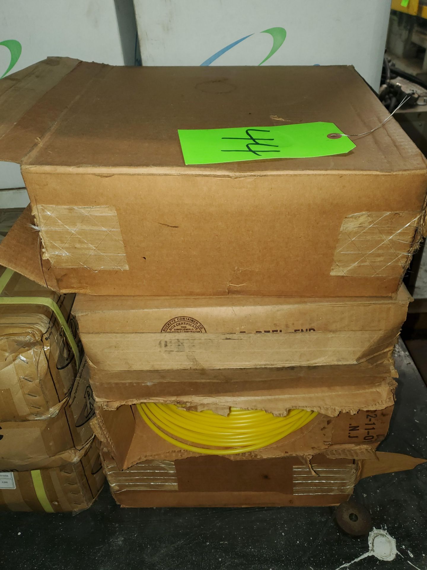 (4) Boxes of Yellow Tubing