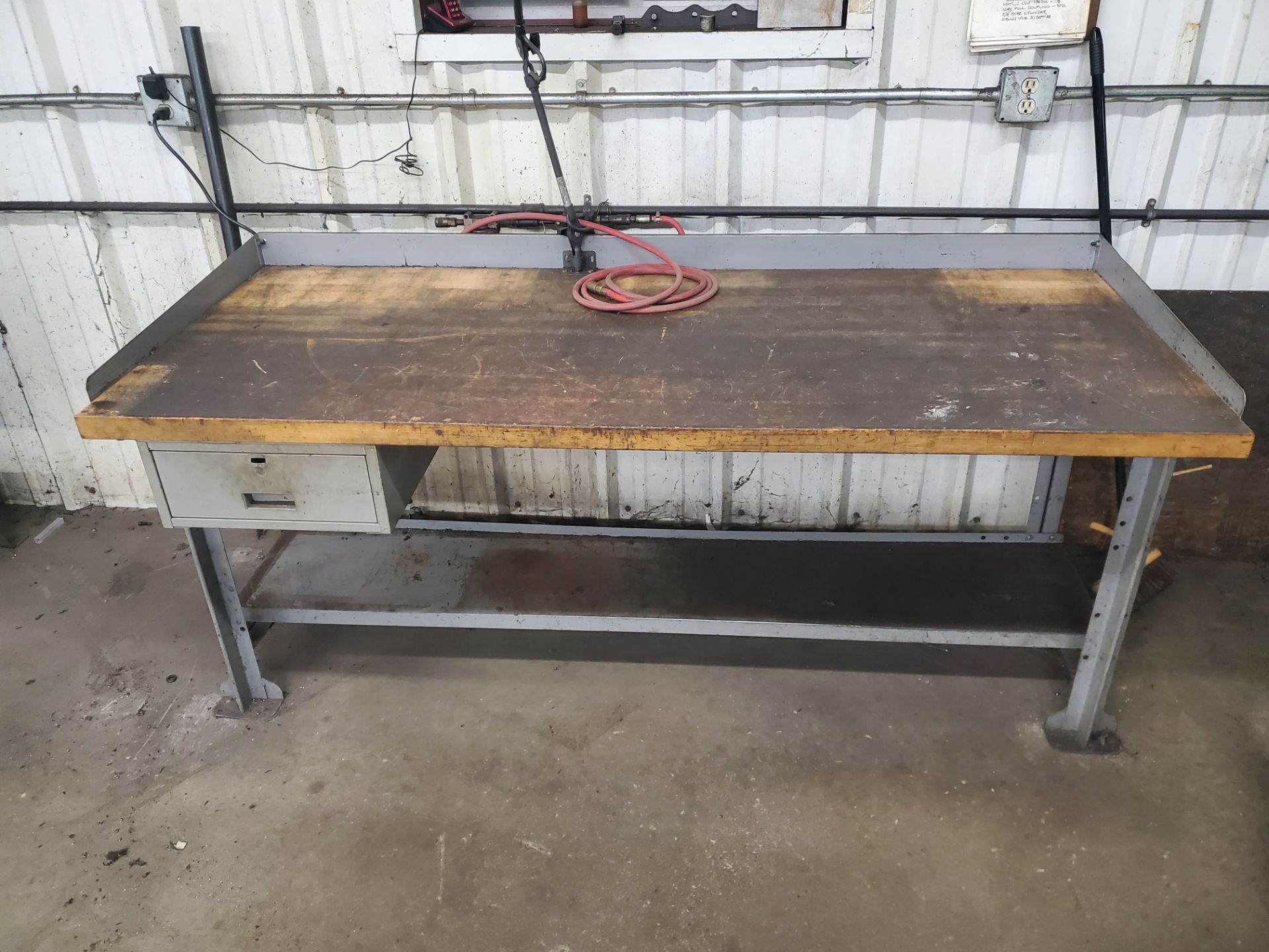 30" x 72" Wood Topped Work Bench