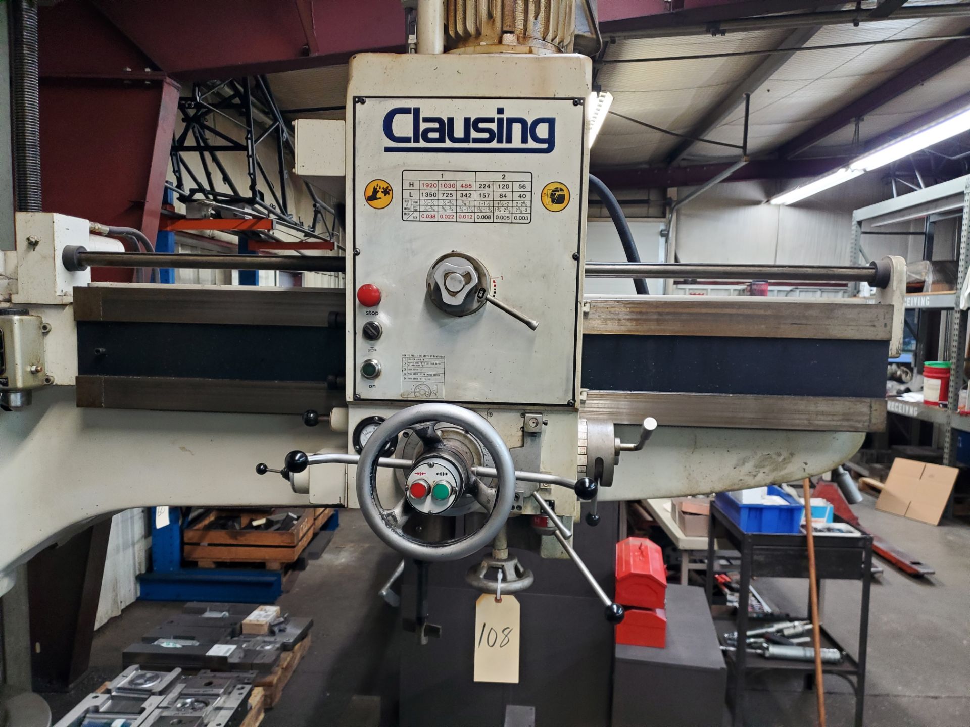 Clausing CL1600H Radial Arm Drill - Image 2 of 4