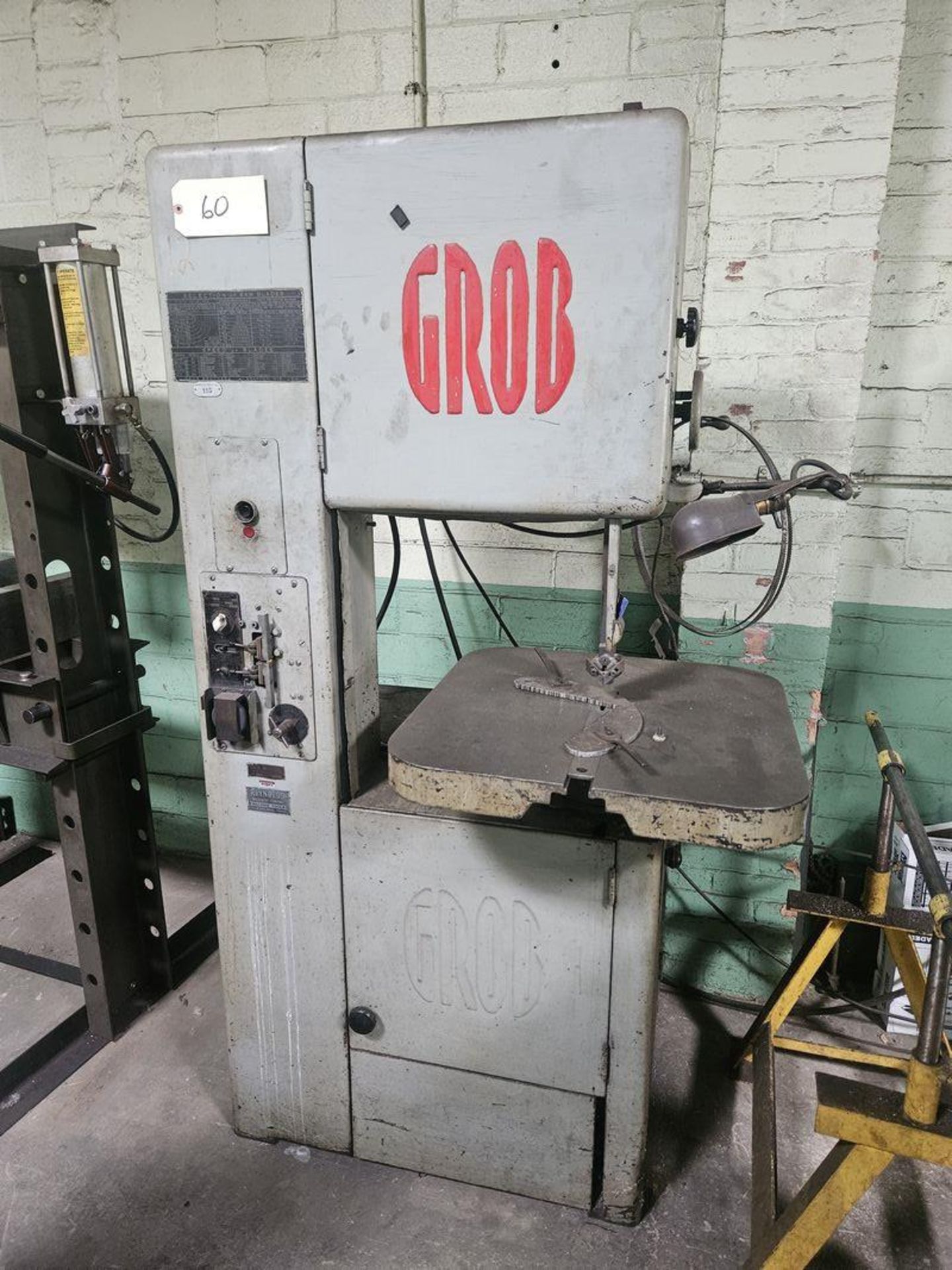 18" Grob #NS18 Vertical Band Saw