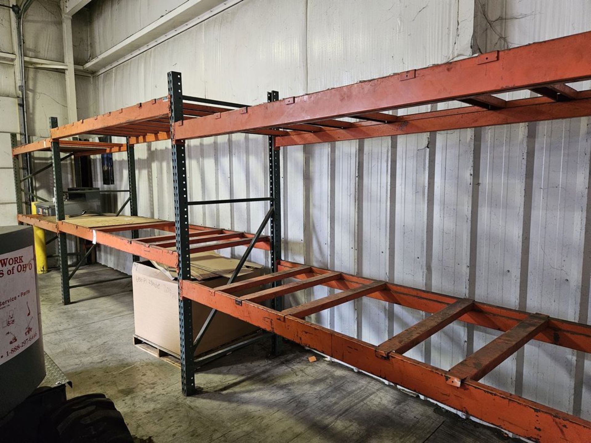 6-Sections Of Interlake Pallet Racking