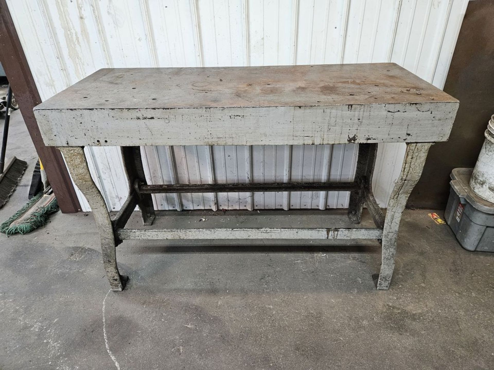 23" x 55" Cast Iron Table