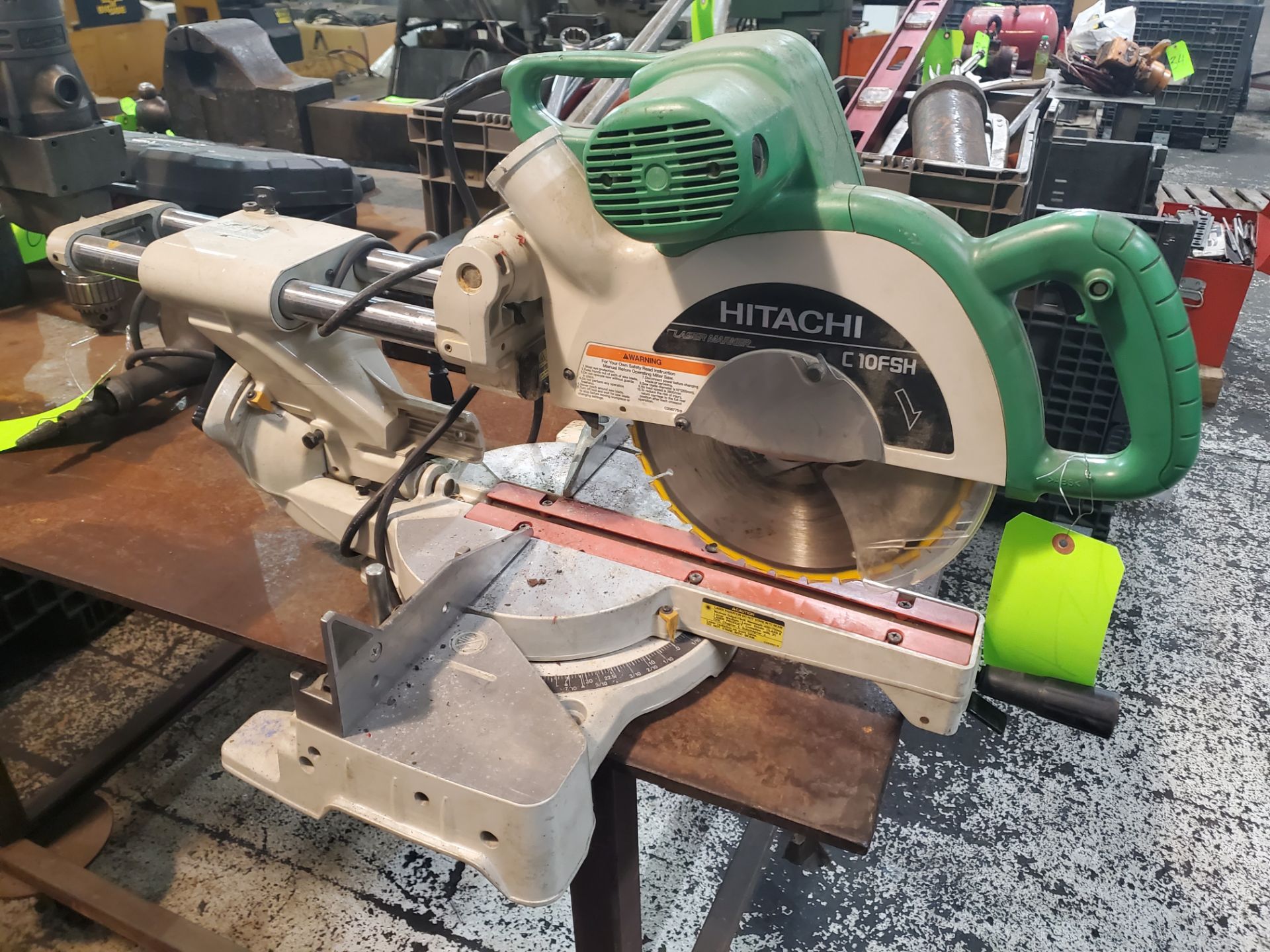 Hitachi Model C10FSH 10" Slide Compound Saw