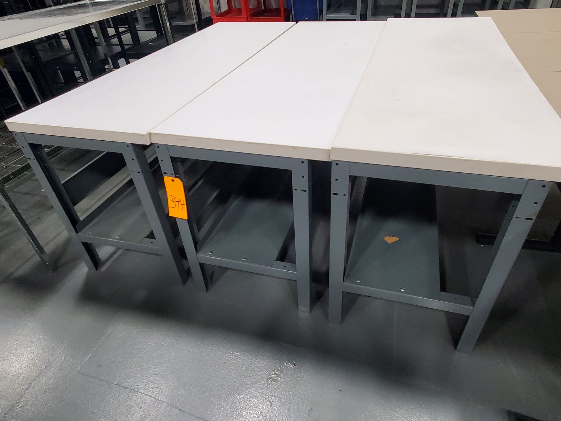 (3) Work Tables (72 x 24 x 32)