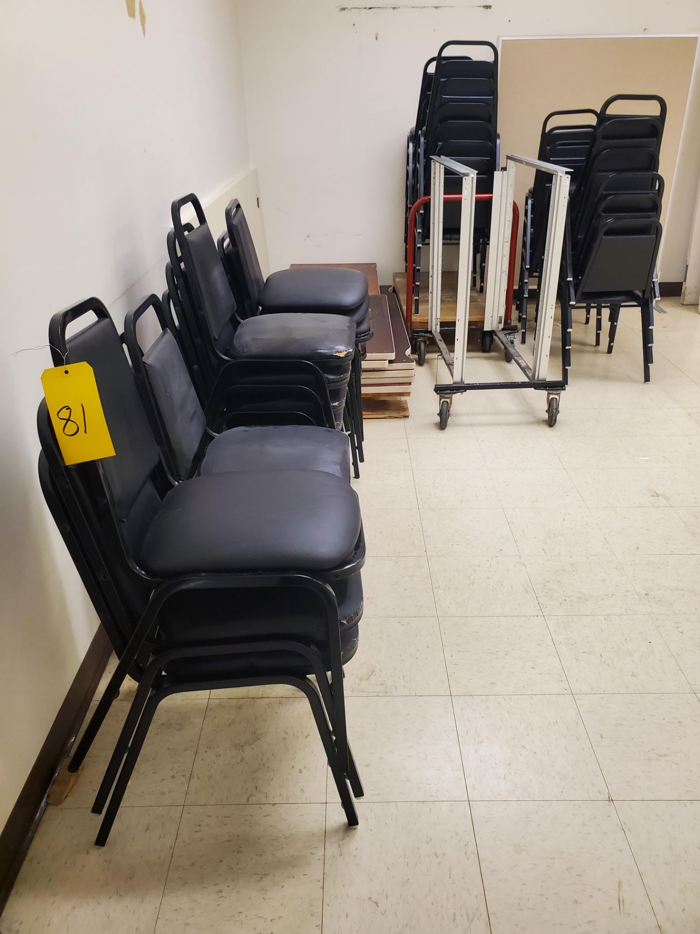 Stackable Chairs w/ Cart