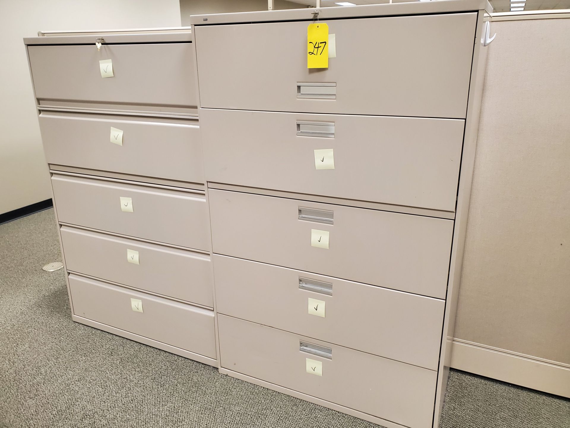 (2) Lateral File Cabinets