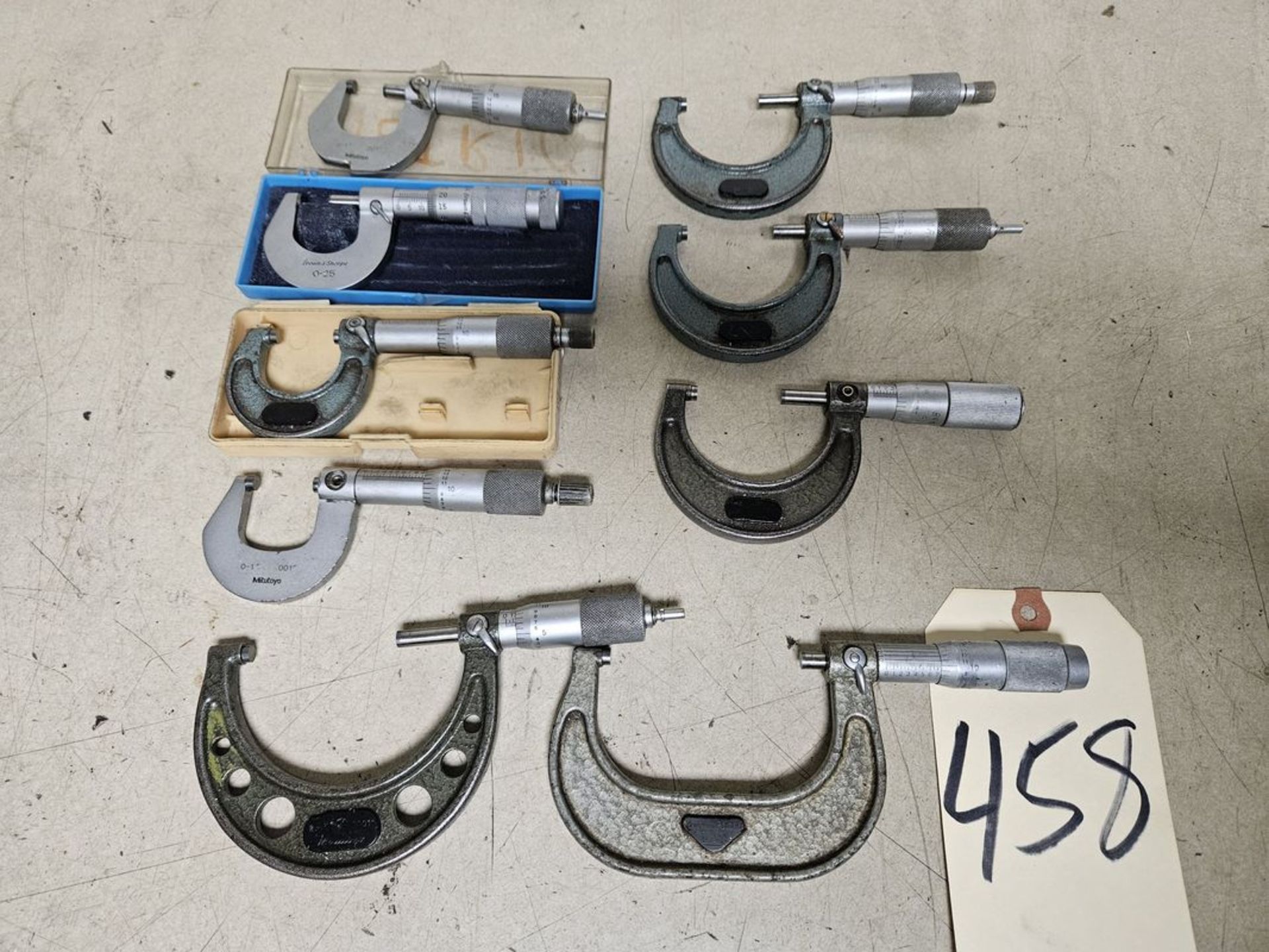 (9) Assorted Micrometers 0-3"