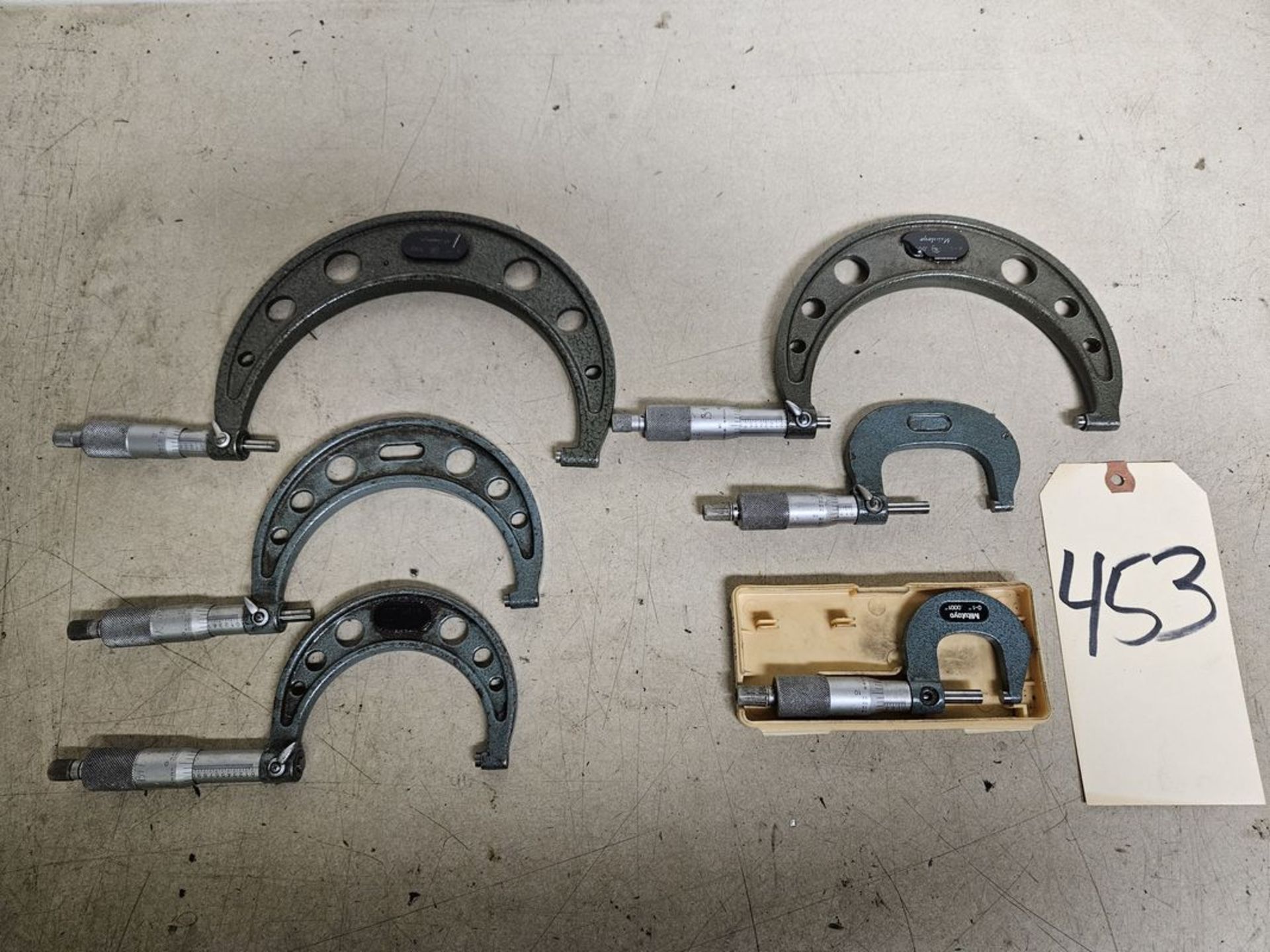 (6) Mitutoyo Micrometers 0-6"