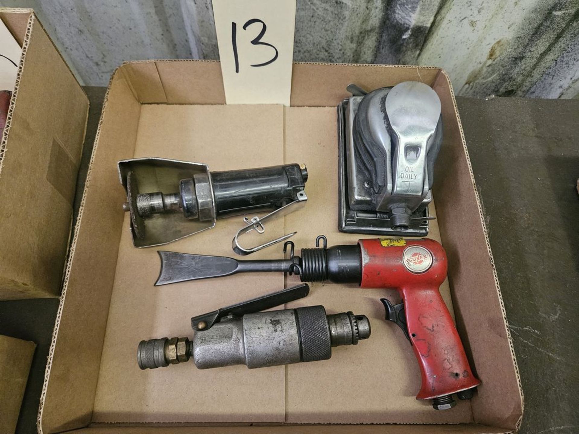 (4) Assorted Pneumatic Tools