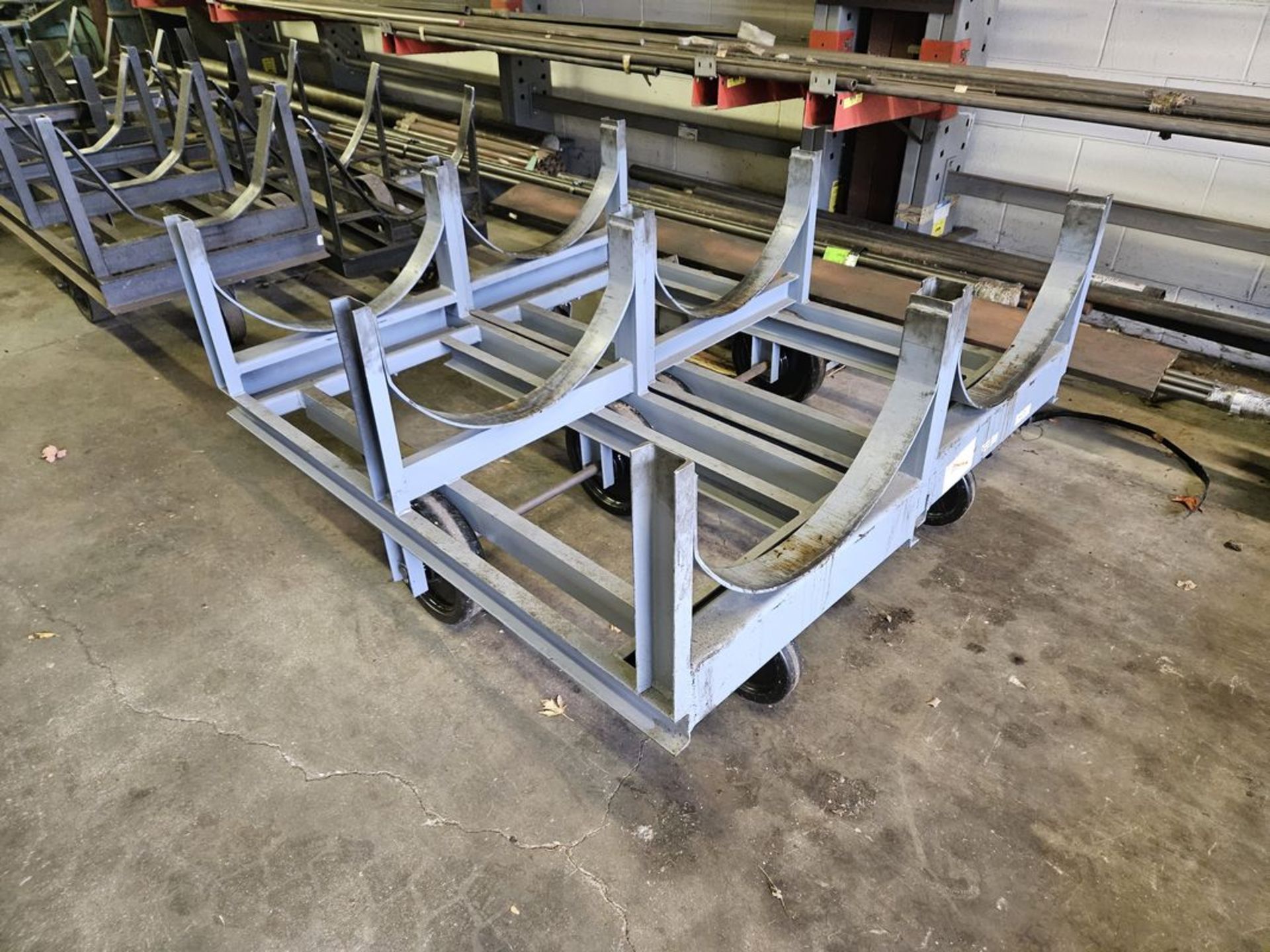 (2) Meco #BCT60-10 Bar Cradle Carts