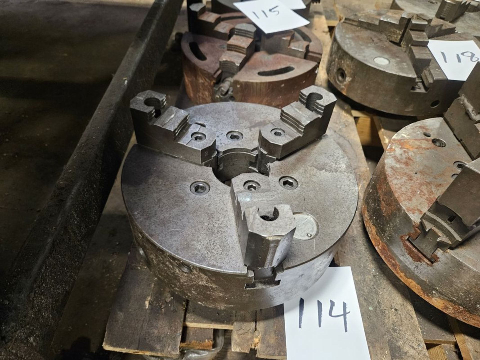 12" Cushman 3-Jaw Chuck