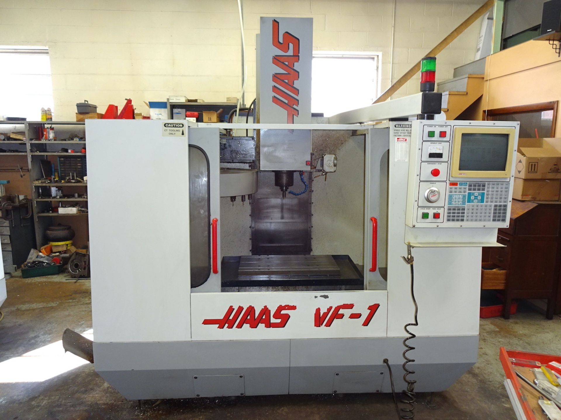 1995 Haas Model VF-1 CNC Vertical Machining Center, S/N 6007, Coolant System, 20 Station Automatic - Image 2 of 11