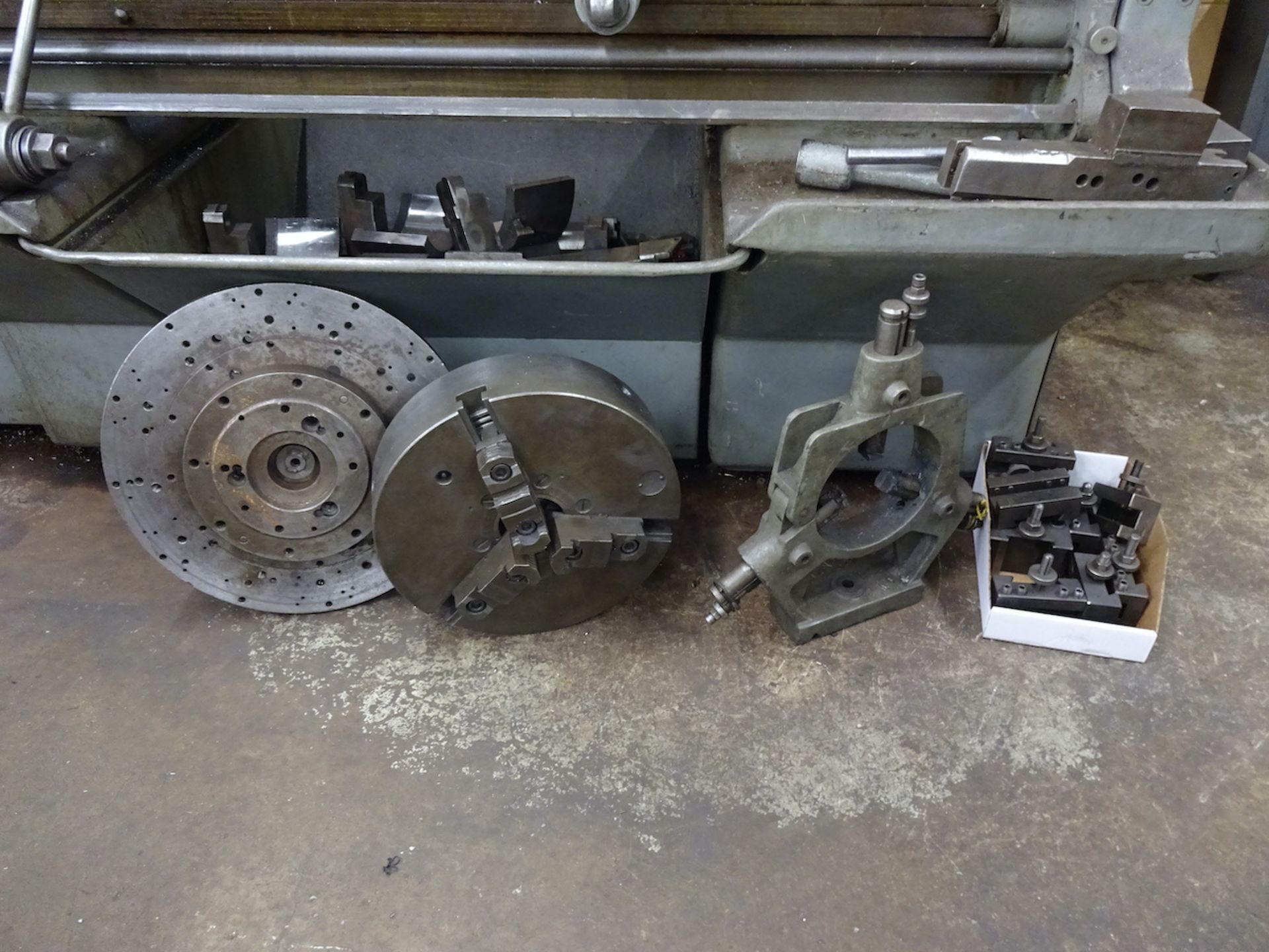 Monarch 20 in. x 78 in. Model 610 Engine Lathe, S/N 45676-AT (1962), 12 in. 3-Jaw Chuck, 16 in. 3- - Image 18 of 23