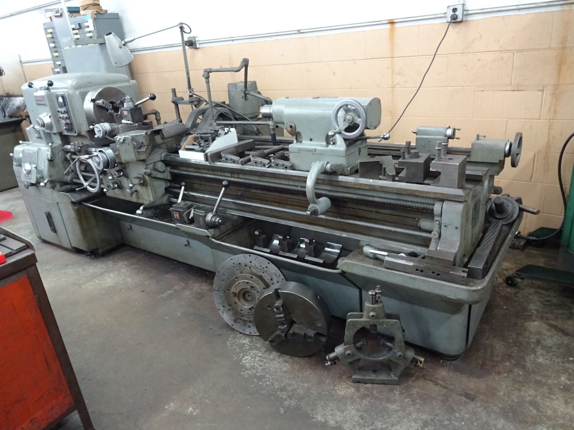 Monarch 20 in. x 78 in. Model 610 Engine Lathe, S/N 45676-AT (1962), 12 in. 3-Jaw Chuck, 16 in. 3-