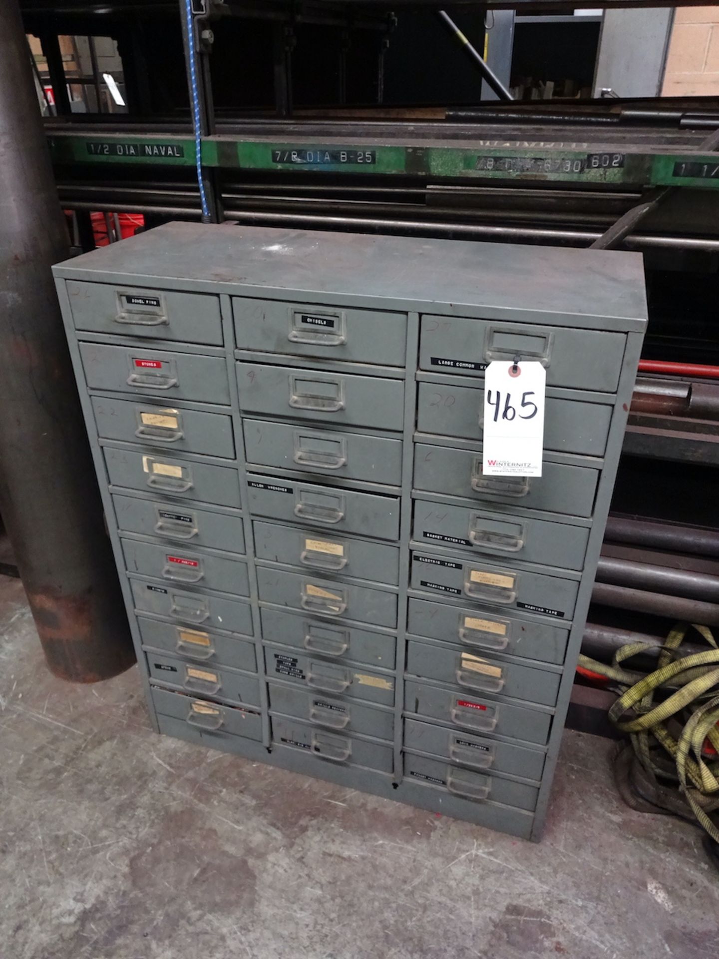 30-Drawer Parts Cabinet