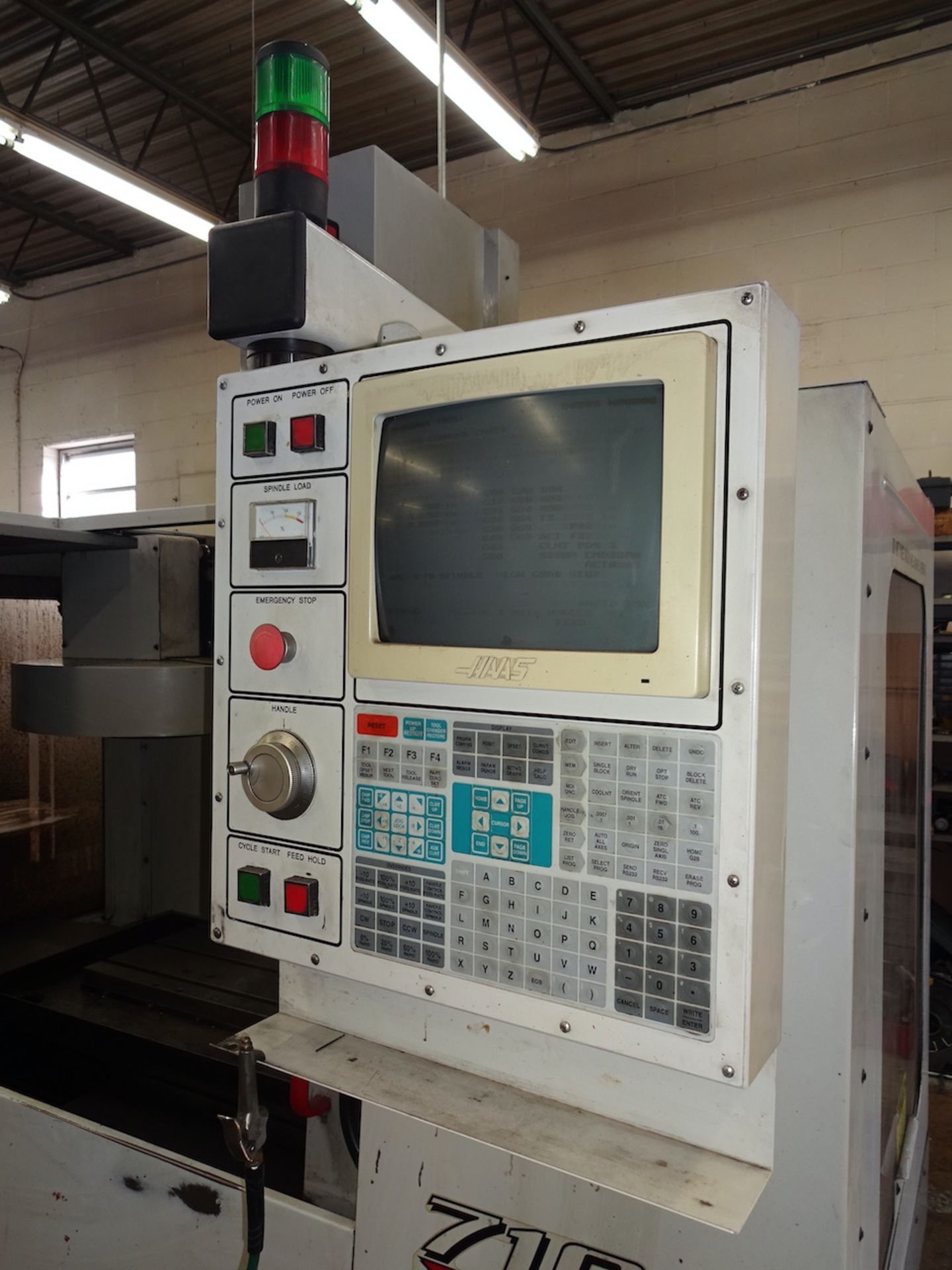 1997 Haas Model VF-2 CNC Vertical Machining Center, S/N 9800, 710 IPM Brushless Servos, 36 in. x - Image 12 of 14