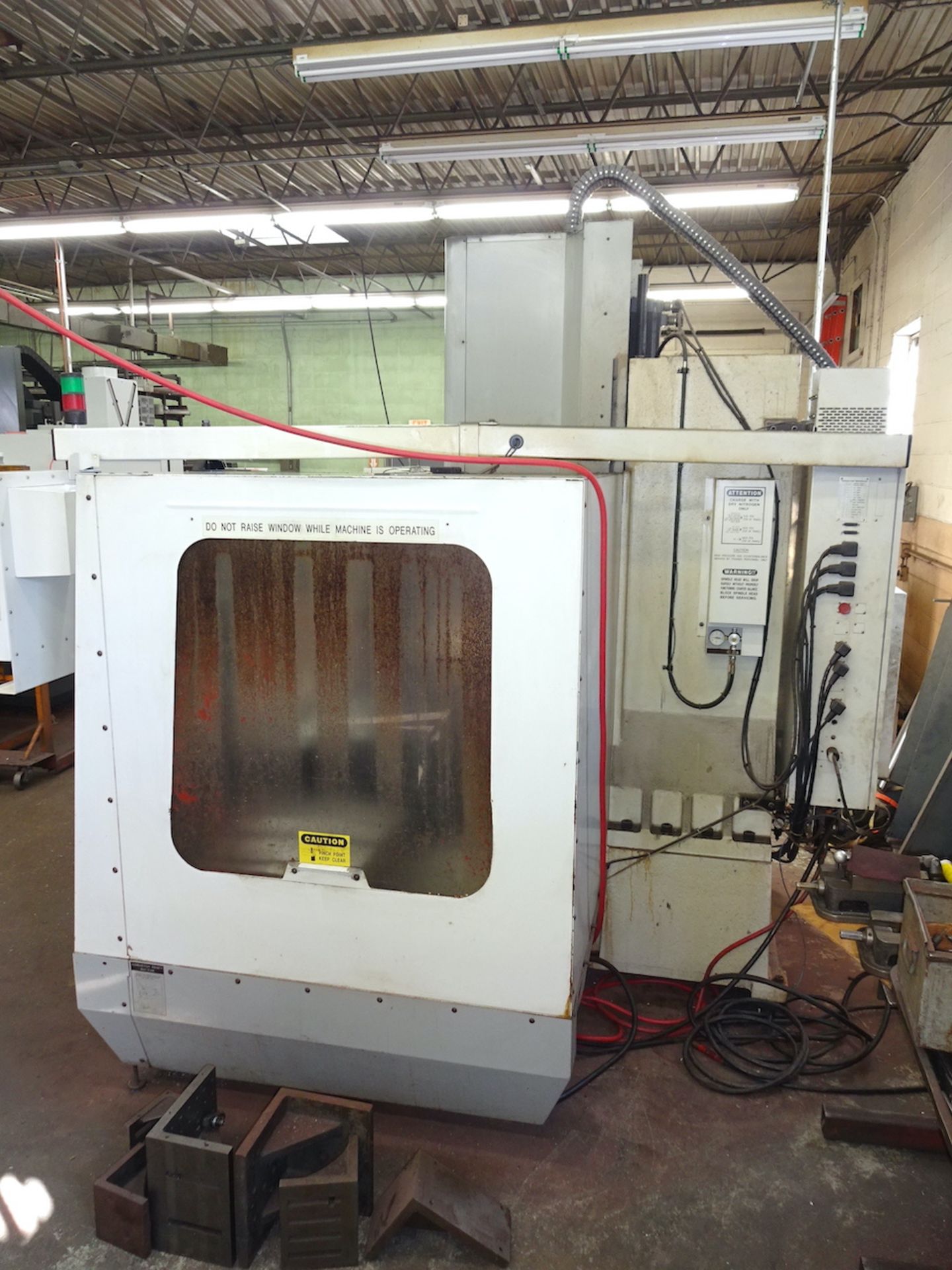 1998 Haas Model VF-4 CNC Vertical Machining Center, S/N 14860, 20 HP Vector Drive, 710 IPM Brushless - Image 12 of 13
