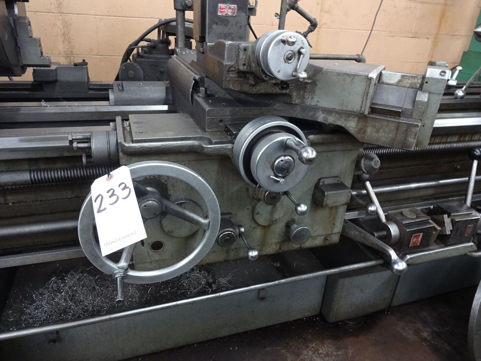 Monarch 20 in. x 78 in. Model 610 Engine Lathe, S/N 45676-AT (1962), 12 in. 3-Jaw Chuck, 16 in. 3- - Image 7 of 23