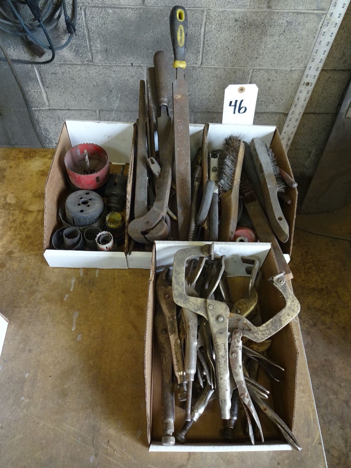 LOT: Assorted Hand Tools & Clamps