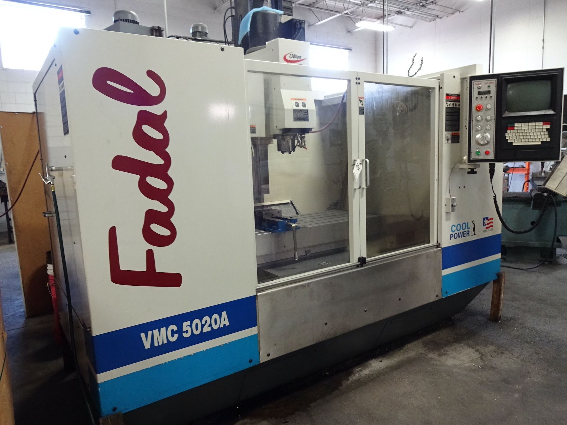 Fadal Model VMC5020A CNC Vertical Machining Center, S/N 9810947 (1998), 7500 RPM Spindle, 21 Station - Image 17 of 24
