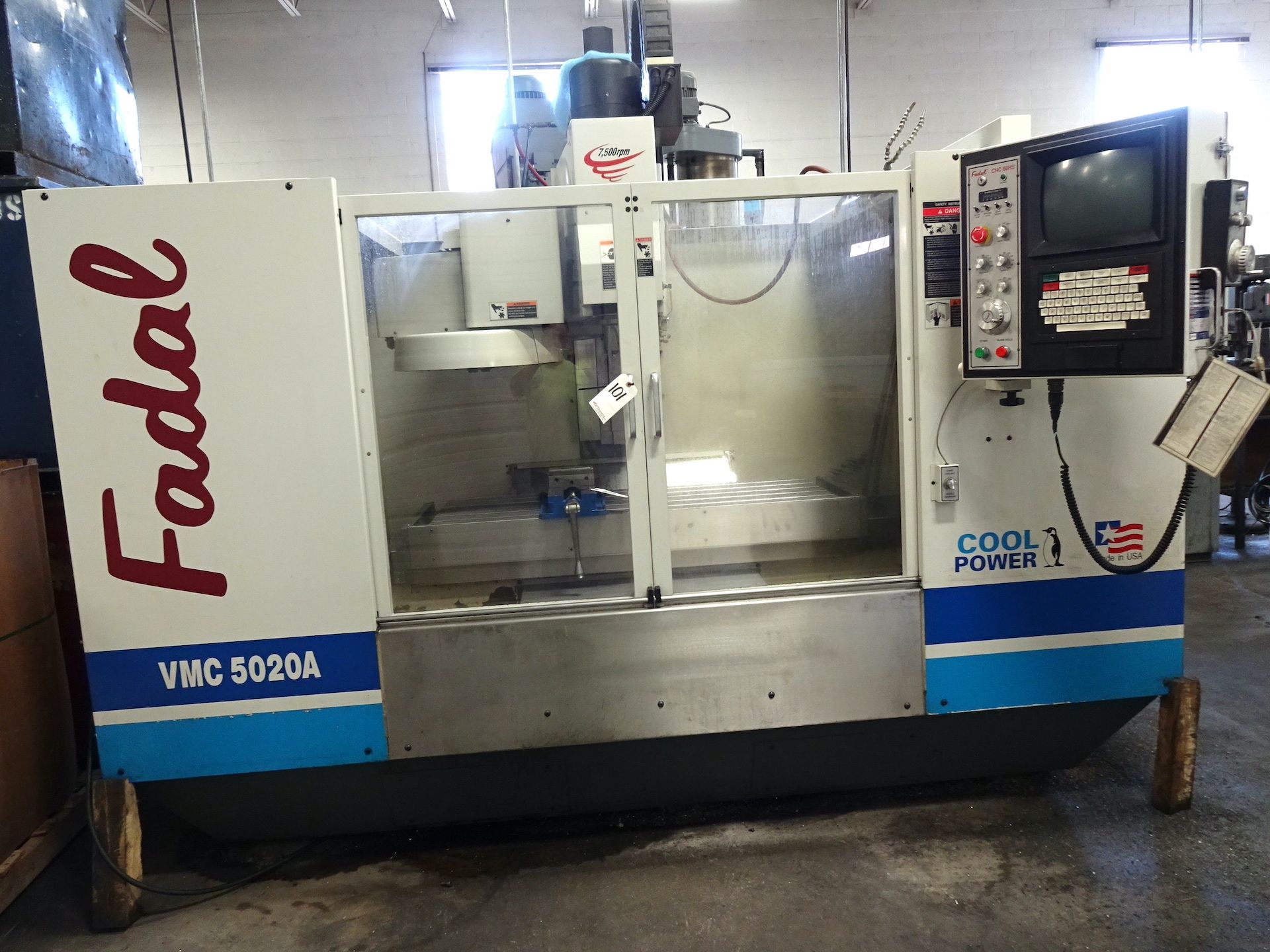 Fadal Model VMC5020A CNC Vertical Machining Center, S/N 9810947 (1998), 7500 RPM Spindle, 21 Station - Image 18 of 24